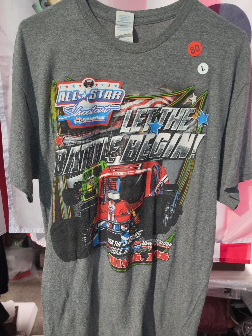 Delta Gray All-Star Shootout Racing Graphic Tee